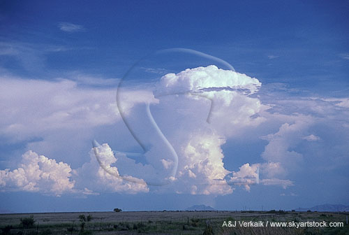 A thunderhead cloud that looks like an atomic bomb