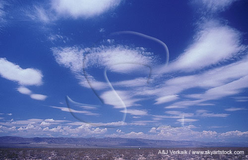 Cloud type, Acl: smooth patches of Altocumulus Lenticularis
