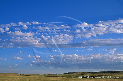 The shimmering purity of pristine cloud, sky and landscape
