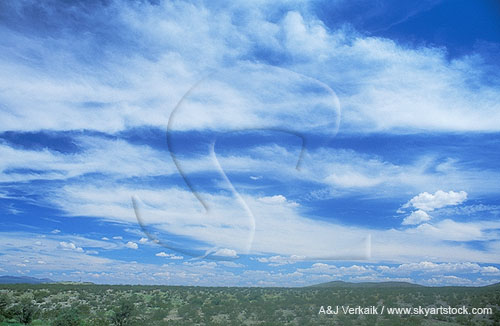 Cloud type: a bright patchwork of Cirrus