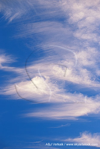 Gentle sweeping clouds let the mind float free in this abstract