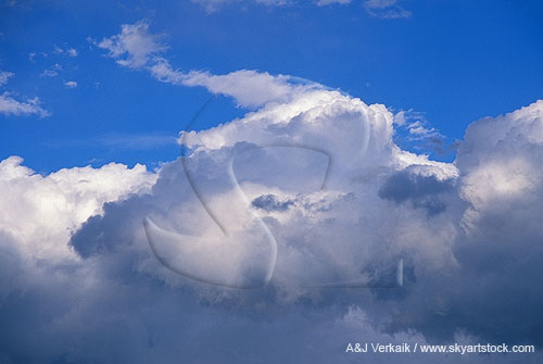 Floating on cloud nine, and abstract dreamy cloudscape