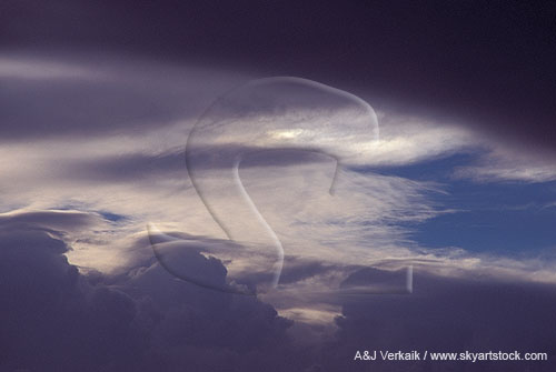 Mystery cloaks shaded clouds with a silver veil