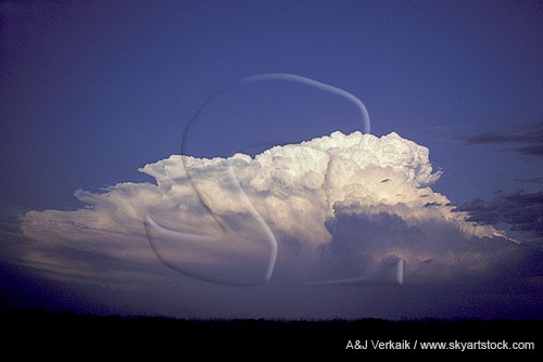 Boiling Cumulonimbus storm cloud