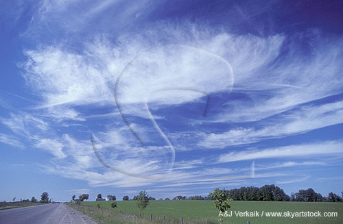 Cloud type, Ci: Cirrus clouds in streaks
