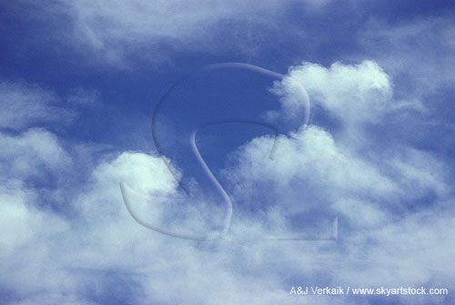Abstract of soft puffy clouds 