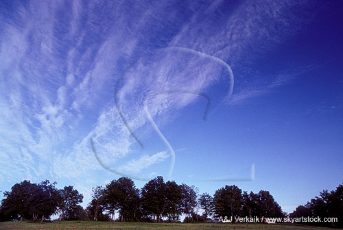 Cloud types, Cc: Cirrocumulus clouds with soft detail