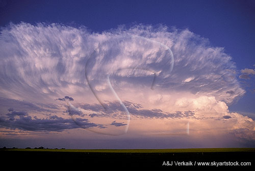 Massive Cumulonimbus storm cloud with exquisite detail