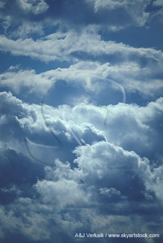 Dreamy clouds in a heavenly sky are mere vapors