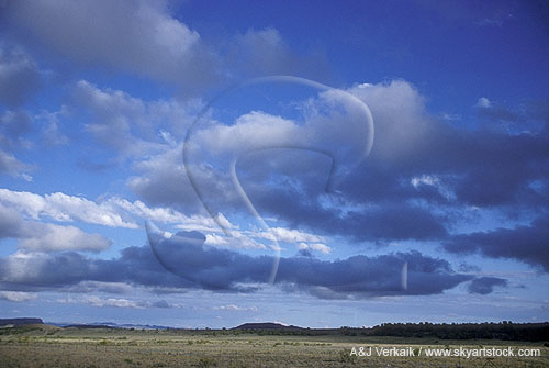 Cloud lighting and interpretation: Stratocumulus, Cumulus