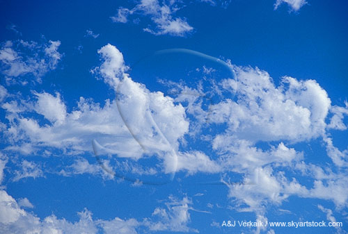 Fragments of excited cloud in an energetic cloudscape.