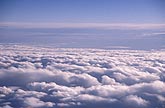 A layer of Stratocumulus clouds seen from an airliner
