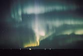 Fringed curtains of Aurora Borealis (northern lights)