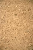Cracked ground, caused by baking heat during a drought