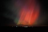 Seeing red, with spears of red northern lights (Aurora Borealis)