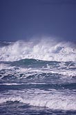 Crashing surf (heavy seas with whitecaps and spray)