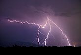 Cloud-to-ground bolts and horizontal lightning 