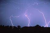 A lively dance of filaments and cloud-to-ground lightning 