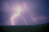 Sizzling excitement as highly electric lightning strikes at dusk