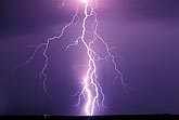 Zapped: close highly electric lightning with many forks and filaments