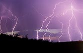 Elegance and subtlety: delicate tracery of lightning strikes 