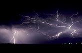 Electric spider lightning  (anvil crawlers) and bolt