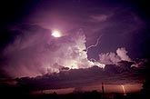 In-cloud lightning with an air discharge (cloud-to-air)