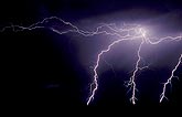 White hot lightning bolts create an electrifying experience