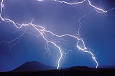 A rare, wild erratic lightning path with many fine filaments