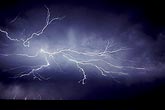 Spangled fingers of spider lightning sprawl in the night sky