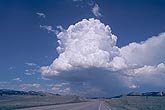 A large, isolated Cumulus Congestus cloud with cauliflower top