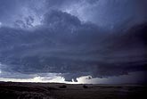 Elongating inflow axis on a supercell in an outflow-dominant phase