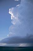 Back edge of a billowing Cumulonimbus storm cloud