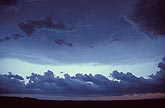 Cloud types, Scc: : a line of Stratocumulus Castellanus clouds