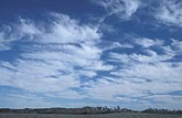 Cloud types, Ci: Cirrus clouds in small, dense patches