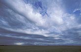 Cloud types, Acc: parallel bands of Altocumulus Castellanus clouds