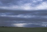 Cloud type, Acc: dense Castellanus clouds producing light showers