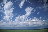 Altocumulus Castellanus cloud type sky with lively dancing turrets