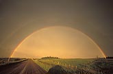 A full rainbow enlightens and awakens the senses