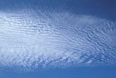 Fine cloud ripples in a quiet mackerel sky