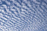A uniform pattern of cloud billows fills this Altocumulus sheet