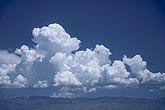 Cloud types, TCu: Cumulus Congestus with bright cauliflower ears