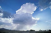 Shower cloud: a high base leads to a false interpretation of height