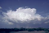 Cloud types, Cb: a typical, isolated Cumulonimbus cloud