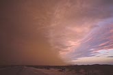 The wall of dust on a desert storm, driven by outflow winds 