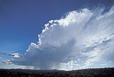 Life cycle of a regenerating thunderstorm cloud in a wide-angle view