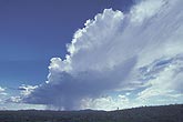 Cloud types, Cb: stationary orographic Cumulonimbus cloud