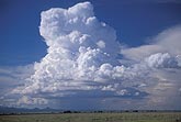 Close-up of a boiling Towering Cumulus cloud