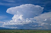 Cumulonimbus cloud type sequence: an anvil spreads out and freezes