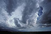 Storm structure: very complex sky with a great variety of cloud forms